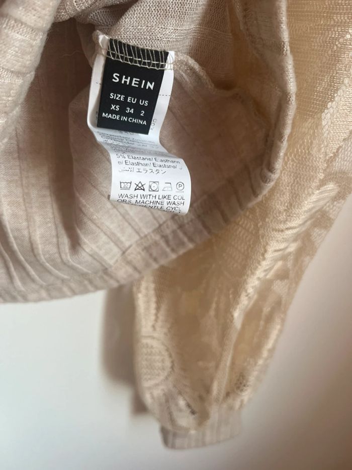 Magnifique haut beige - photo numéro 5
