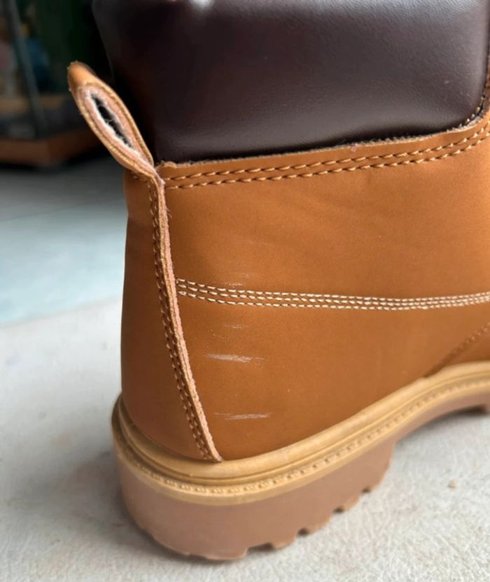 Boots camel homme - photo numéro 2