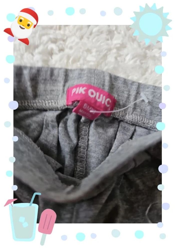 Pantalon type sarouel jogging très confortable pour bébé couleur gris Excellent etat - photo numéro 3