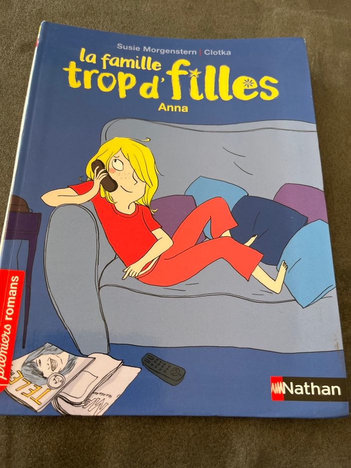 Livre premiers romans la famille trop d’filles Anna