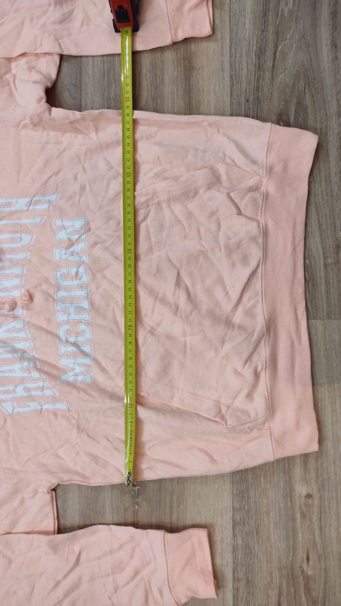 Vêtement Femme Sweatshirts Sweats pull à capuche Esy surf co rose clair taille S #Retrostreet - photo numéro 6