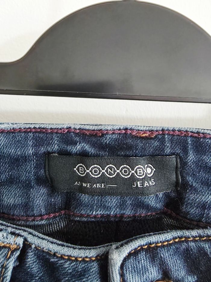 Jeans slim bleu foncé Bonobo - photo numéro 4