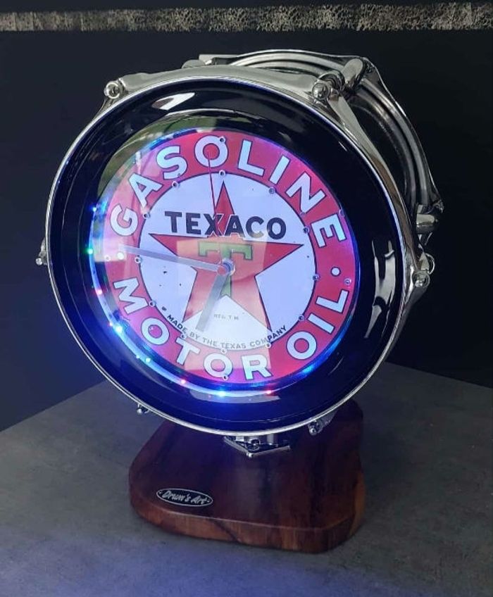 Horloge fût Alto Texaco