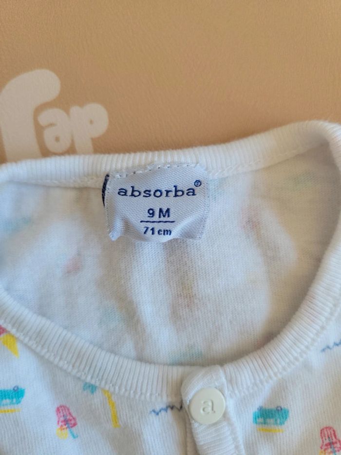 Lot de 2 pyjamas mixtes légers 9 mois - Adorables et confort - photo numéro 6