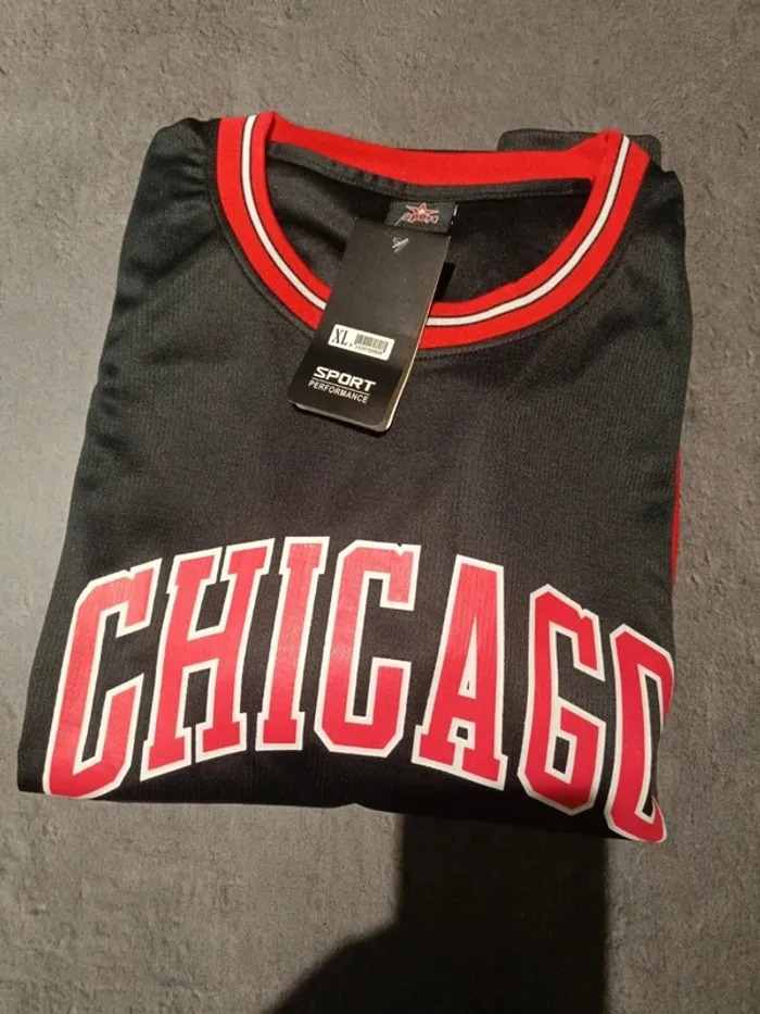 Tenue NBA Chicago Bulls Michael Jordan noir. T.xl - photo numéro 4