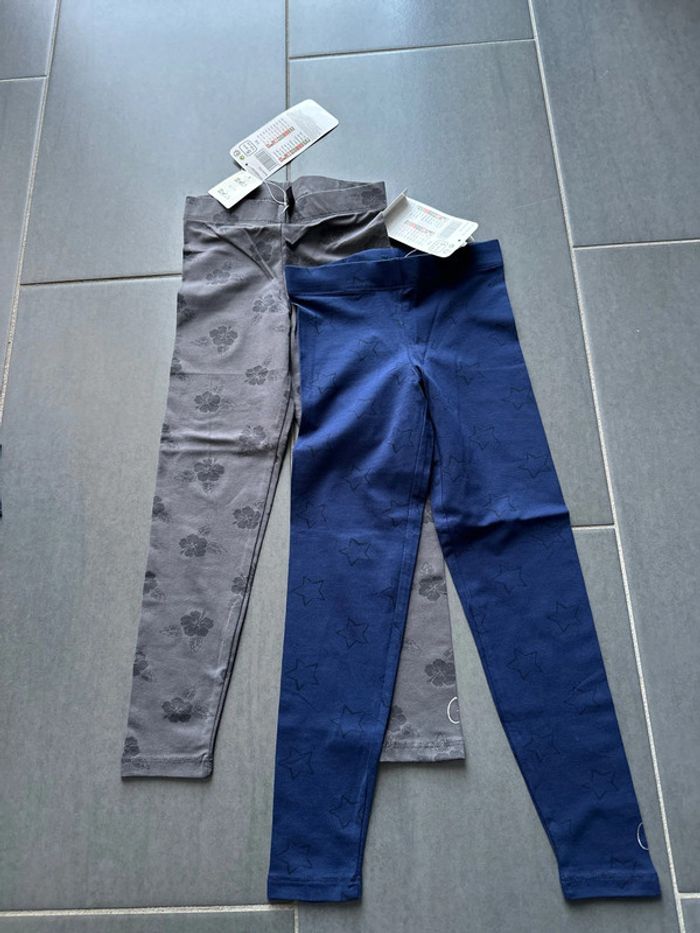 Lot de 2 leggings fille 5 ans