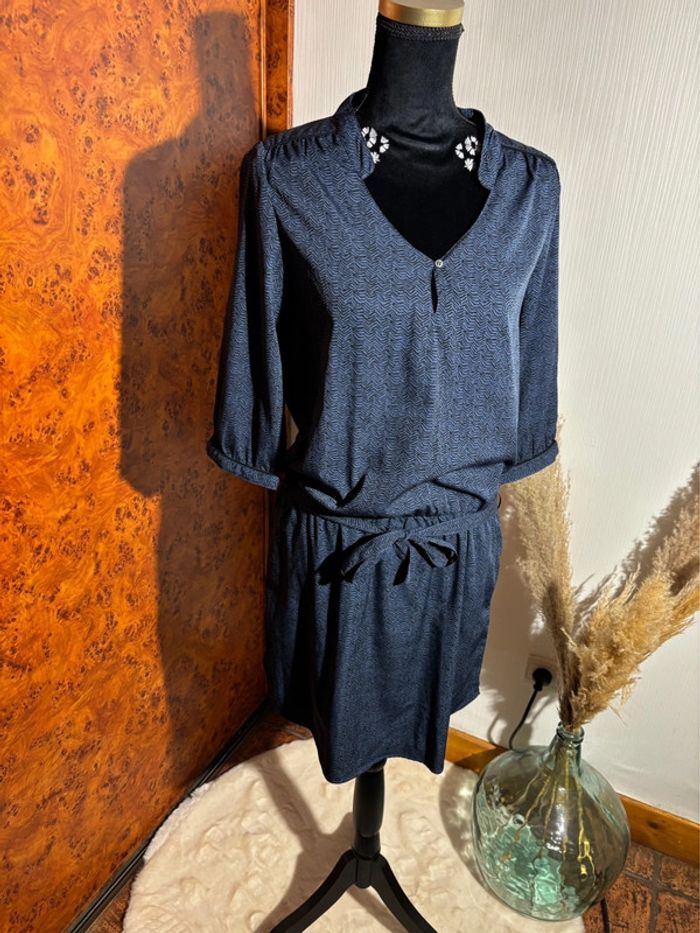 Robe DDP bleue élégante - Taille S - photo numéro 2