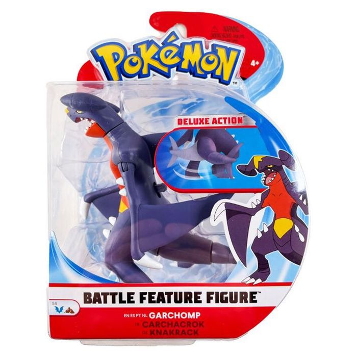 Carchacrok Figurine Battle Feature Figure Deluxe Action Pokémon