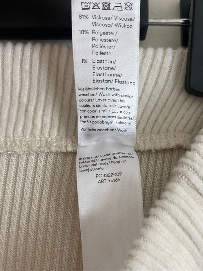 Pantalon jambes larges évasés beige oceans apart marly flared - photo numéro 5