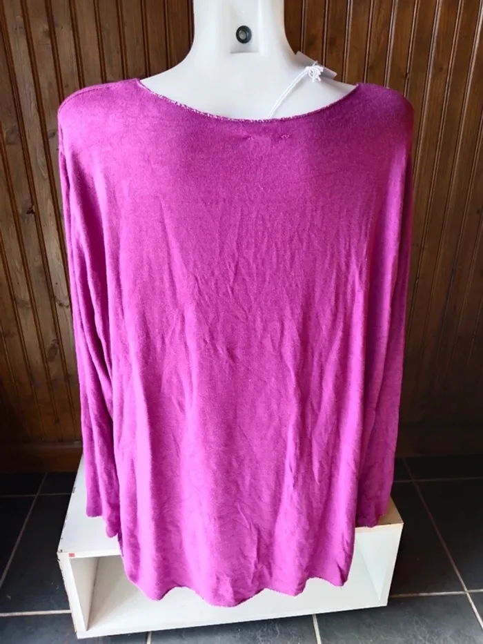 Magnifique pull ou sweat femme marque Piment rouge grande taille 54/56 - photo numéro 9