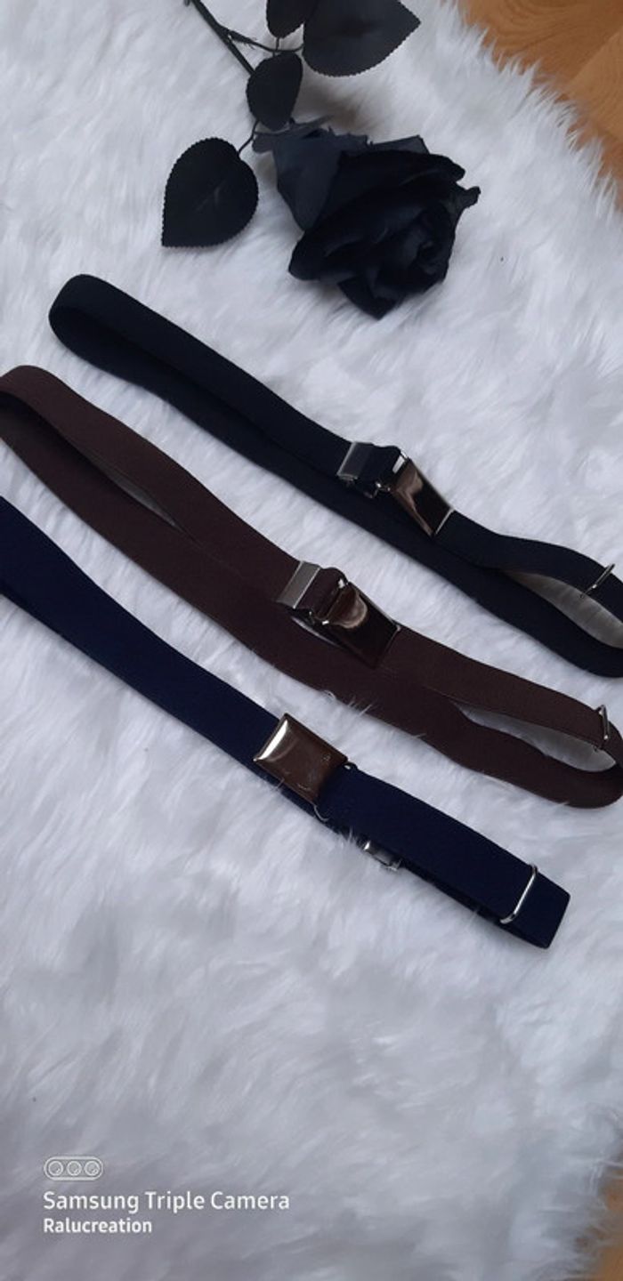 🖤Lot de 3 ceintures neuves - enfants 8-12 ans - photo numéro 4