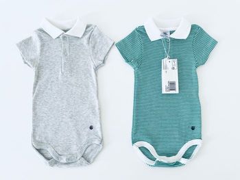 Lot de 2 polo bodie Petit Bateau, taille 3 mois