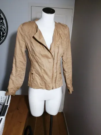 Veste légère beige escandelle taille M