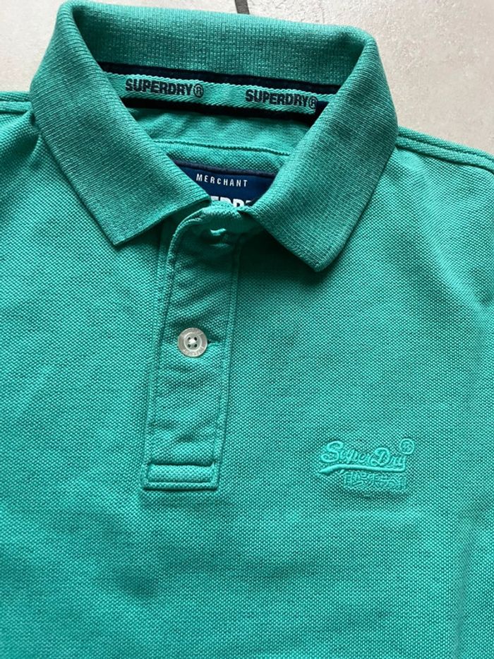 Polo Superdry vert - photo numéro 2
