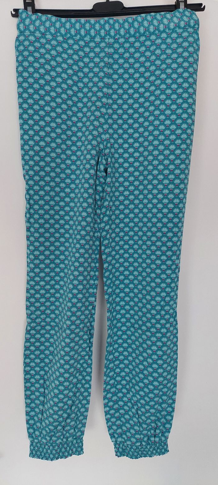 Pantalon léger bleu Okaïdi