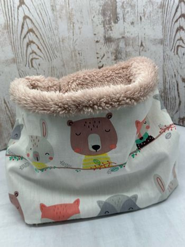 Snood fille motifs animaux , cache cou fille - photo numéro 2