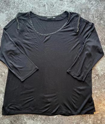 Haut femme manches 3/4 femme Breal L Women top Top donna Oberteil Damen