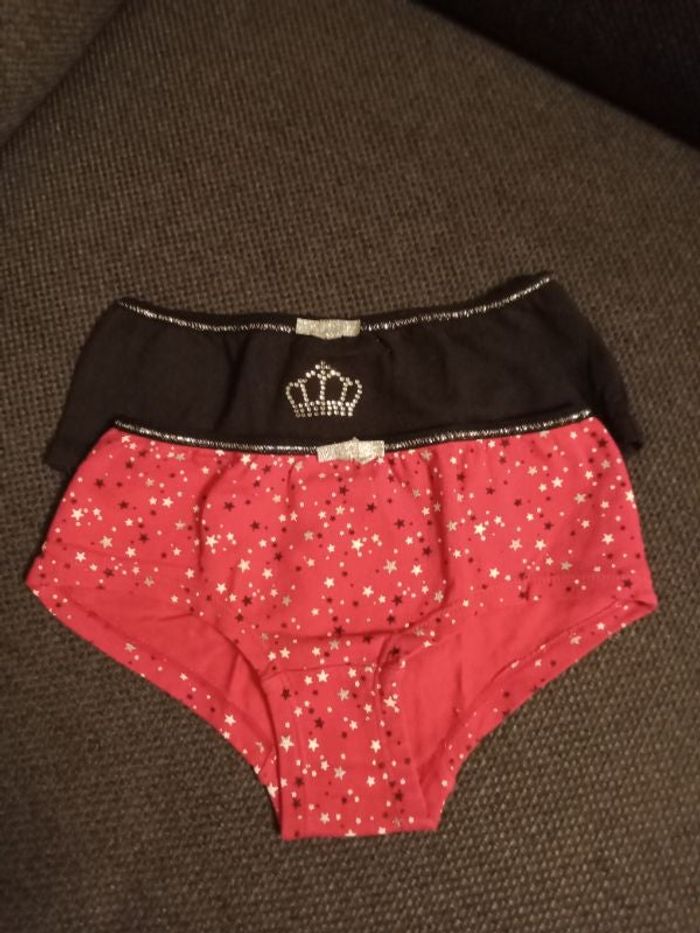 Lot de 2 culottes à nœuds