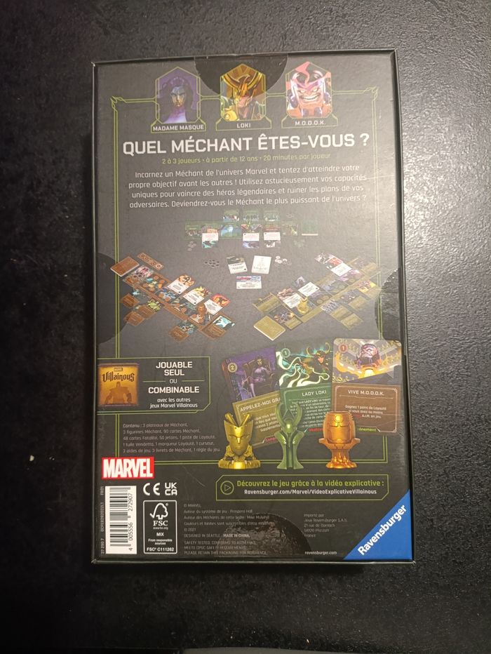 Jeux de société villainous neuf - photo numéro 3