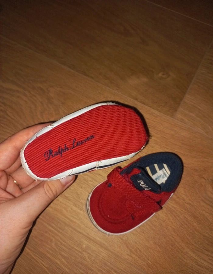 Baskets bébé Ralph Lauren pointure 18 - photo numéro 3
