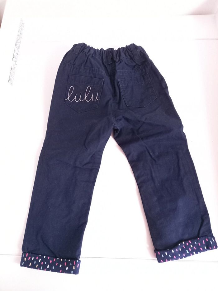 Pantalon lulu castagnette fille 24 mois - photo numéro 4