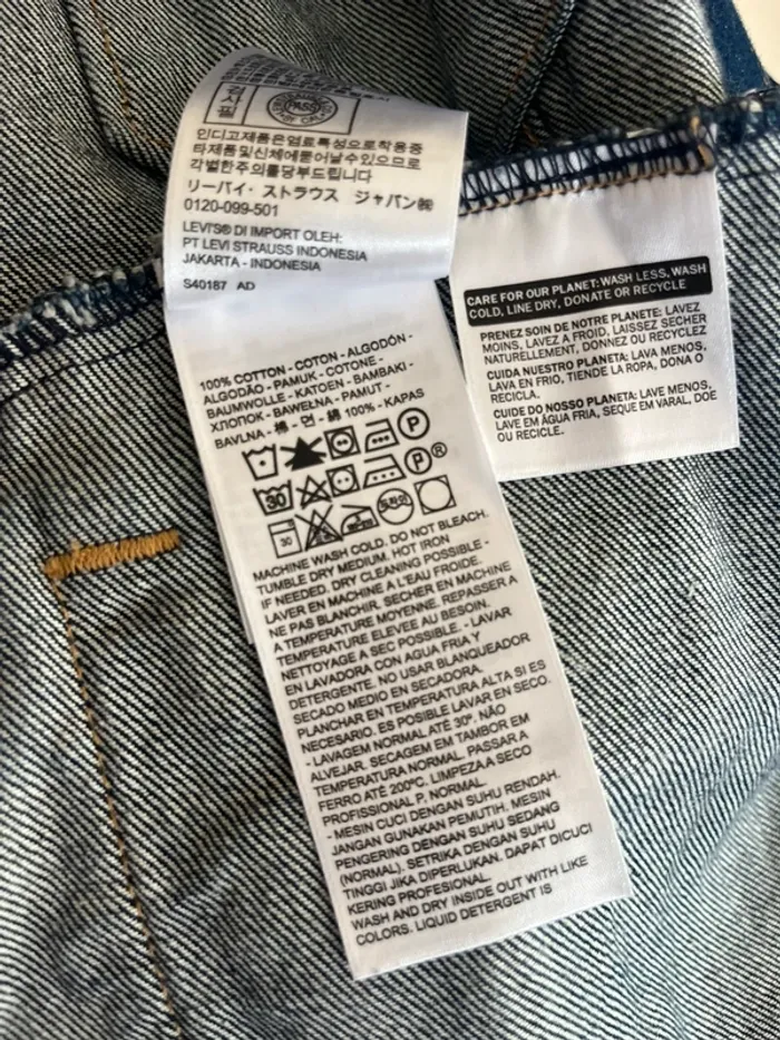 Veste jeans Levi’s femme taille L - photo numéro 8