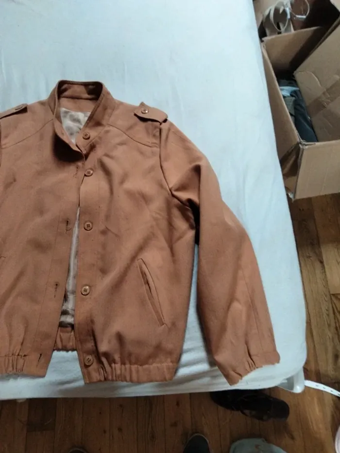 Blouson léger orange taille M - photo numéro 2