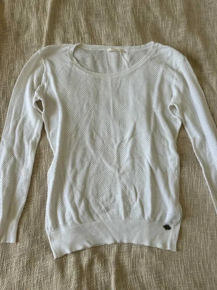 Haut manches longues DDP - Taille S blanc