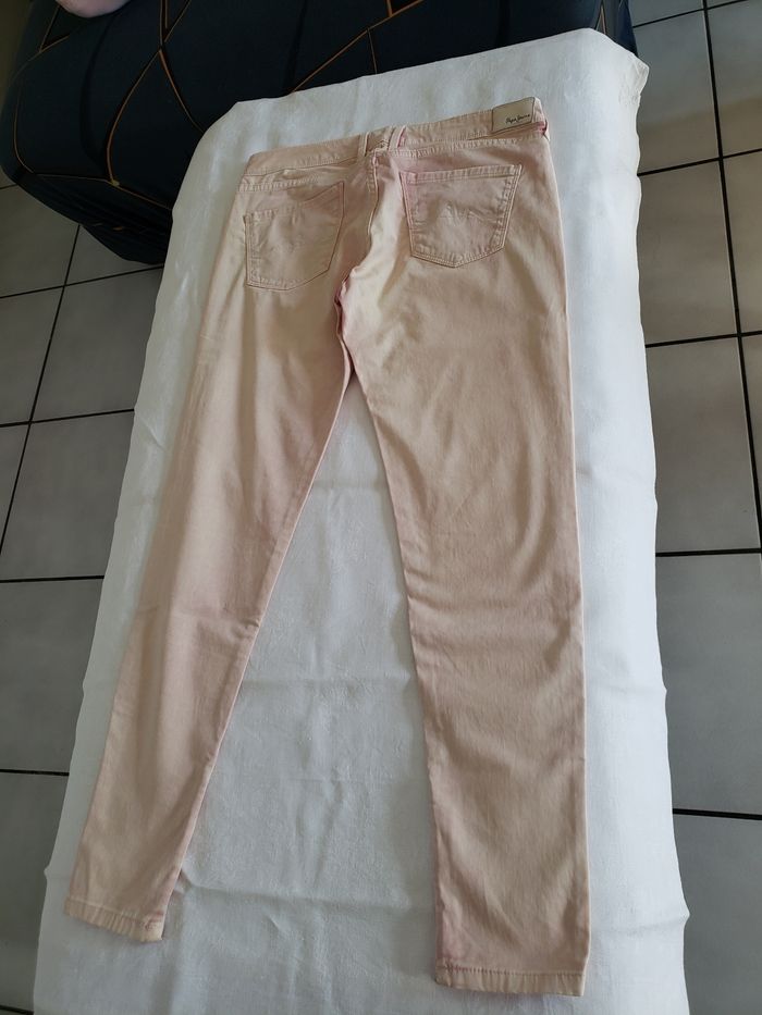 Jeans rose pâle femme Pepe Jeans - photo numéro 6