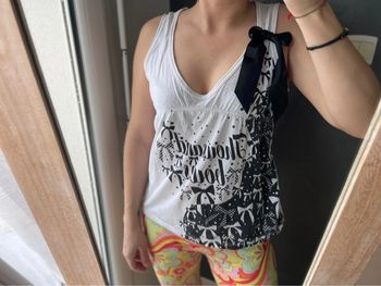 Débardeur blanc femme