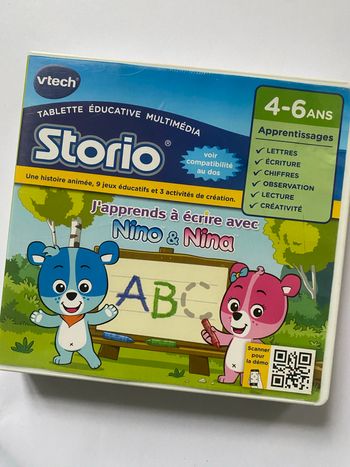 storio j’apprends à écrire avec nino & Nina