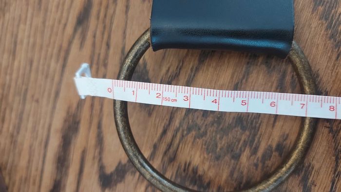 Ceinture en cuir marron 90cm - photo numéro 9