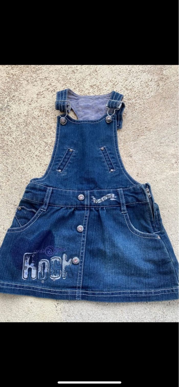 Robe en jeans bleu Disney baby
