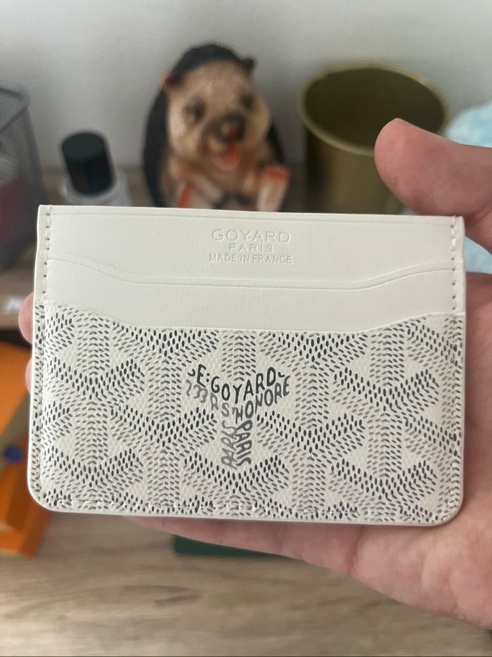 Porte carte goyard blanc - photo numéro 3
