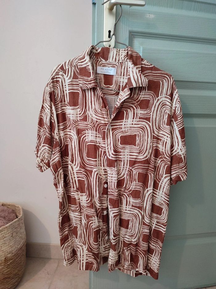 Chemise effet lin