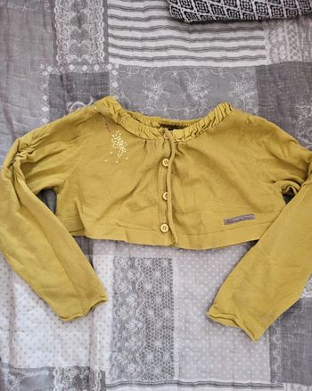 Boléro vert terre de marins 3 ans