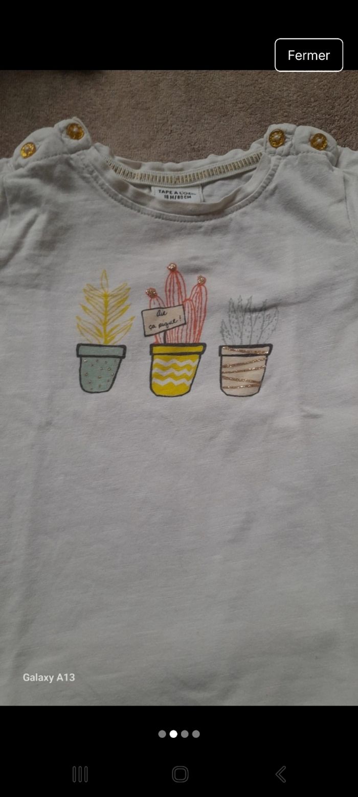 T-shirt 18 mois - photo numéro 2