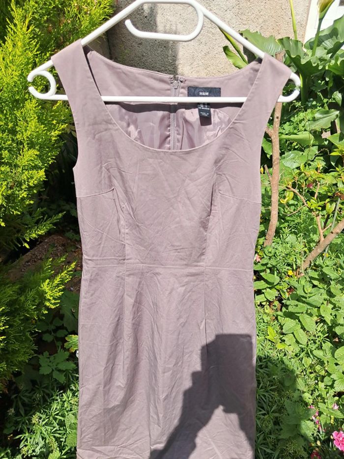 Robe de soirée H&M taupe S - photo numéro 3