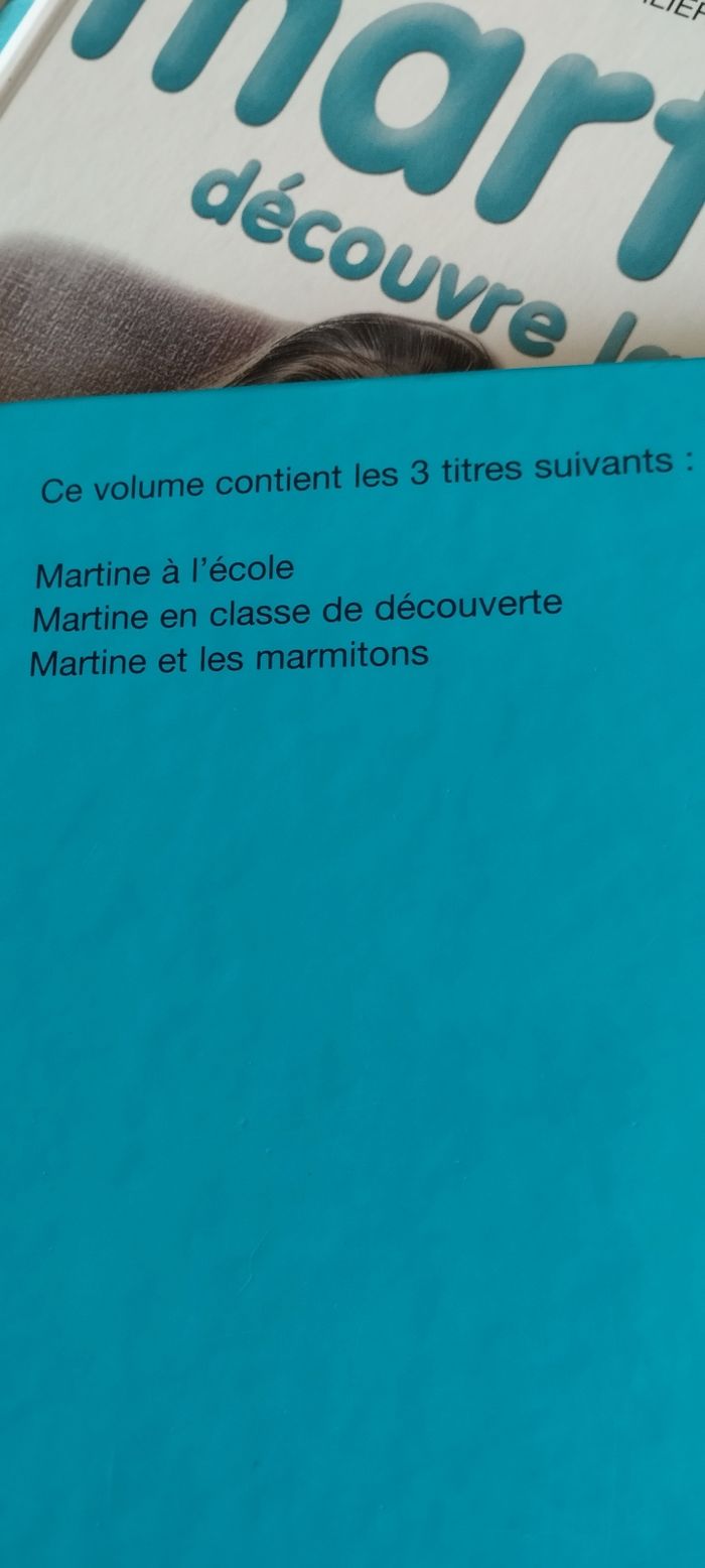 Lot de 6 livres Martine. - photo numéro 2