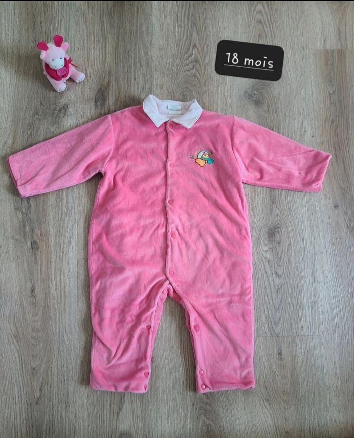 Combinaison vintage fille 18 mois