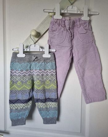 lot 2 pantalon hiver - différentes marques