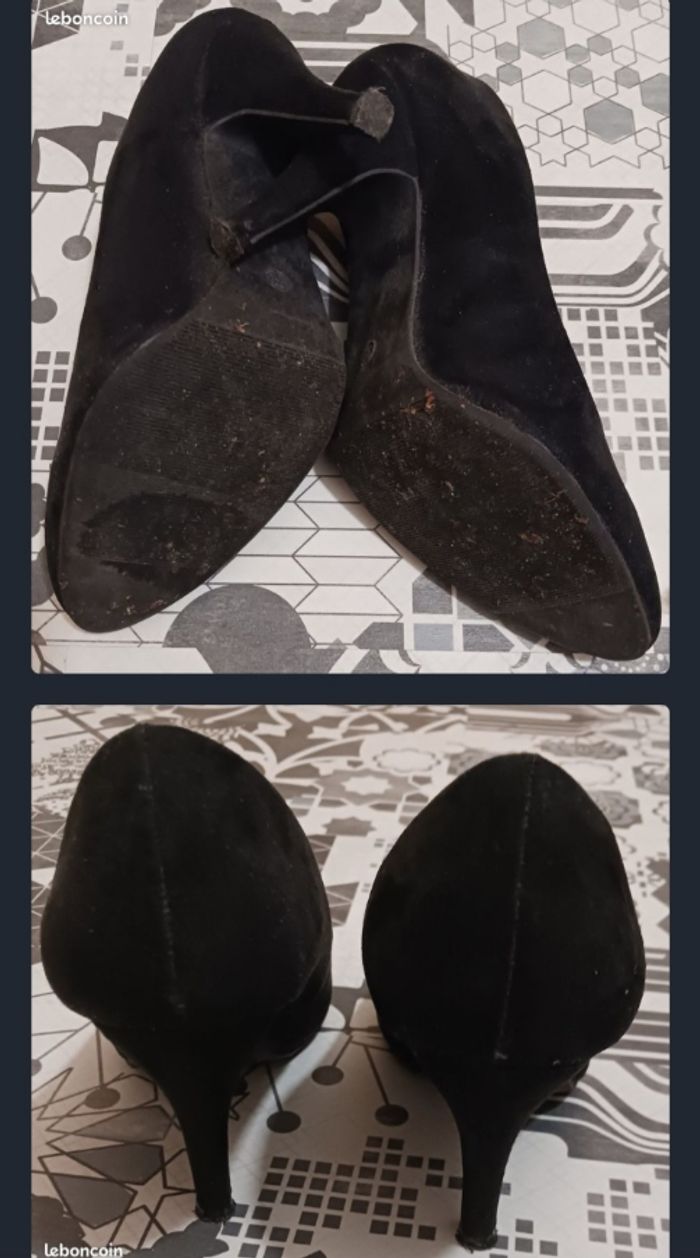 Escarpins, talons aiguilles, noir, K.woman K woman - photo numéro 5