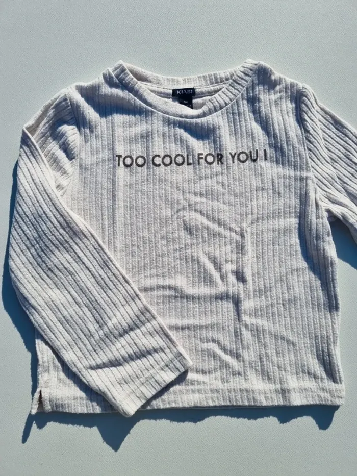 T-shirt côtelé