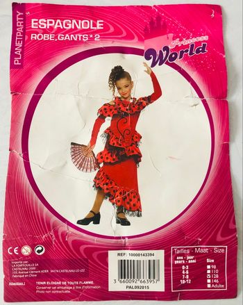 Déguisement flamenco 