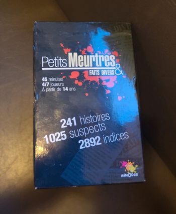 Jeux petit meurtres fait divers 