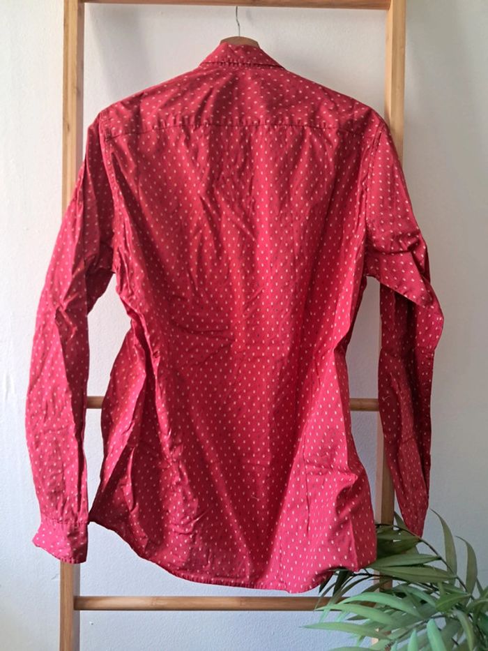 🏷 Chemise Brice rouge a motif neuve taille M - photo numéro 4