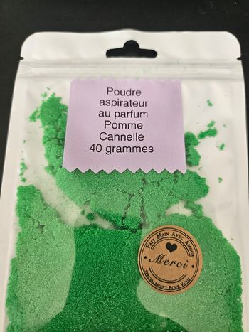Poudre aspirateur au parfum Pomme Cannelle