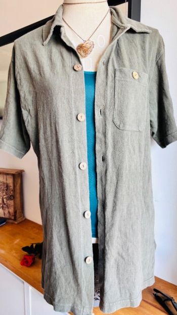 👔 chemise veste kaki oversize taille 38 M passion naturelle