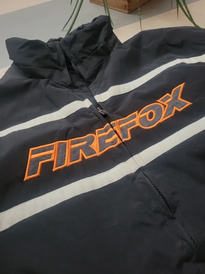 Veste, manteau de moto polo noir taille XL vintage rétro - photo numéro 3