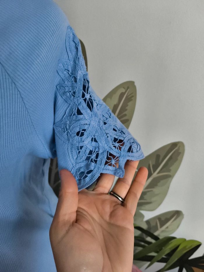 T-shirt Damart 42/44 bleu - photo numéro 5